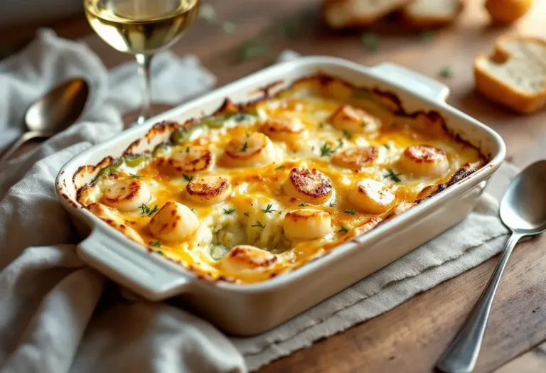 Gratin poireaux–Saint-Jacques : si simple à faire, mais vraiment digne d’un repas de fête Gratin poireaux–Saint-Jacques : si simple à faire, mais vraiment digne d’un repas de fête