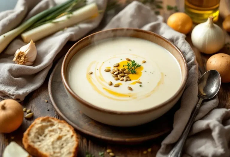 « Une de mes soupes préférées » : un velouté blanc ultra fondant, plein de goût et bon pour la santé « Une de mes soupes préférées » : un velouté blanc ultra fondant, plein de goût et bon pour la santé