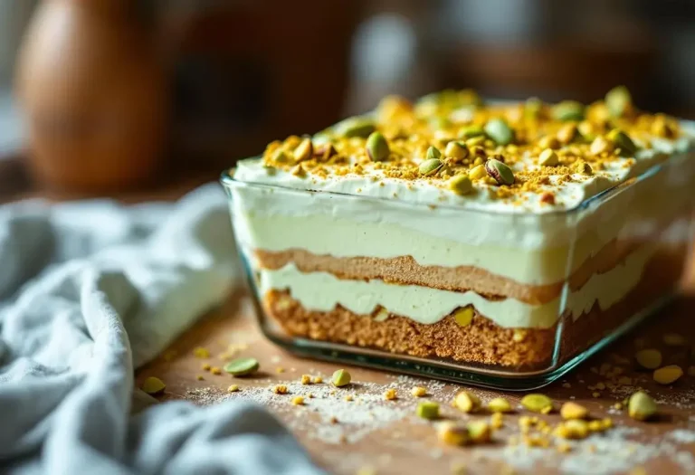 Ce célèbre dessert italien se revisite en version pistache !