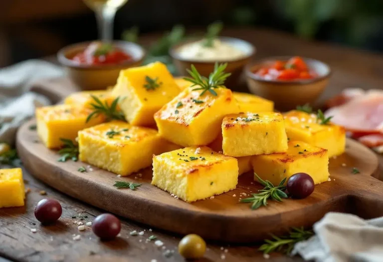 J’ai troqué les chips pour ces carrés de polenta au four : ultra croustillants, parfumés aux herbes et succès garanti à l’apéro