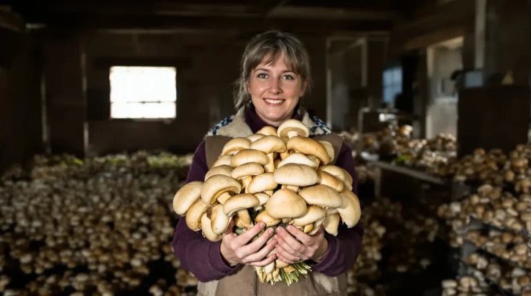 Maylis Levallet lance sa jeune exploitation de champignons à Savigny-en-Véron Maylis Levallet lance sa jeune exploitation de champignons à Savigny-en-Véron