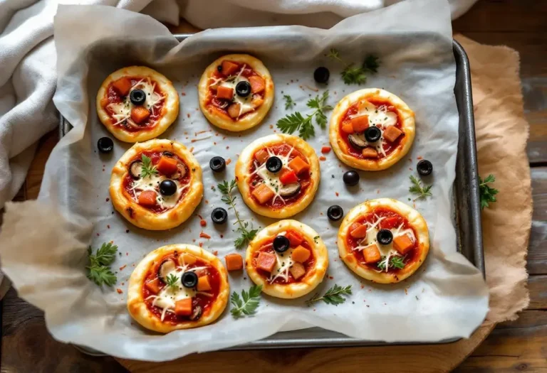 Mini-pizzas en pâte feuilletée : l’apéro express ultra croustillant prêt en 20 minutes
