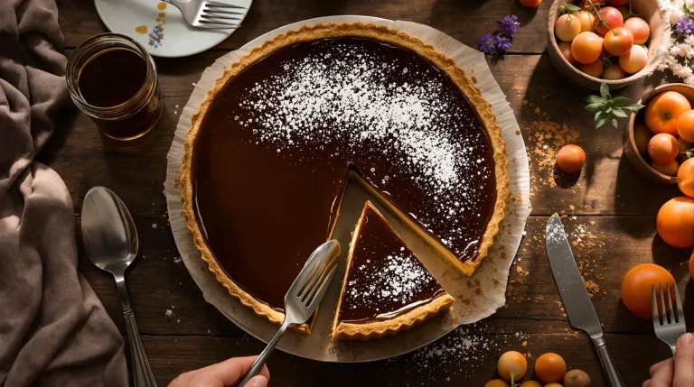 « Même ma belle-mère acariâtre voulait la recette » : ma tarte choco-caramel fait croire que j'ai suivi des cours de pâtisserie « Même ma belle-mère acariâtre voulait la recette » : ma tarte choco-caramel fait croire que j'ai suivi des cours de pâtisserie