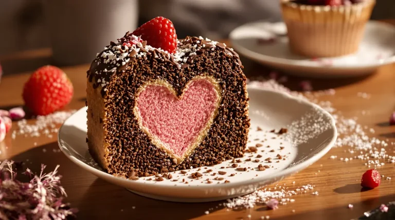« Plein d'amour et de tendresse » : ce cake au chocolat spécial St Valentin cache une surprise à chaque tranche ! « Plein d'amour et de tendresse » : ce cake au chocolat spécial St Valentin cache une surprise à chaque tranche !