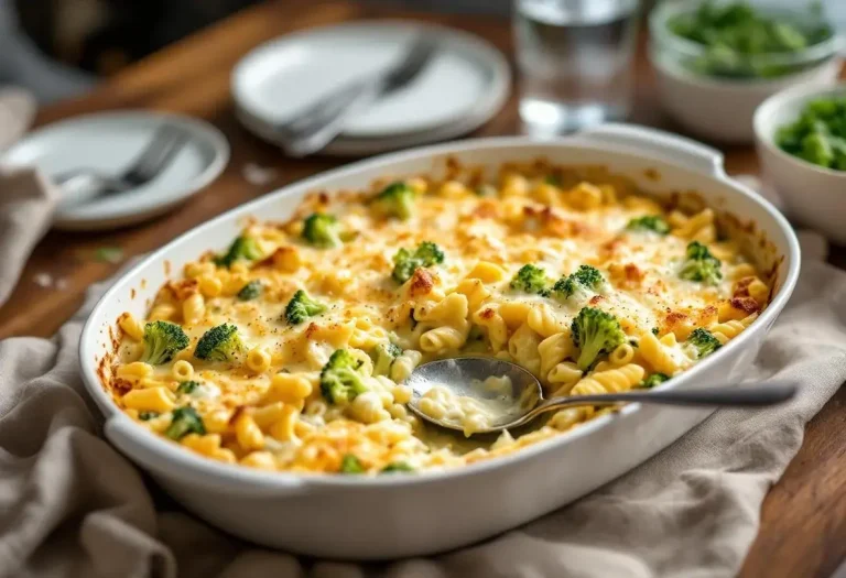« Un plat familial ultra fondant avec des restes de pâtes » : 20 minutes au four et le tour est joué pour ce gratin aux brocolis irrésistible