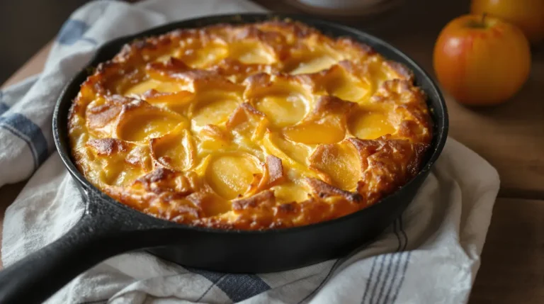 Ce gâteau aux pommes sans four va te sauver : prêt en 10 min à la poêle