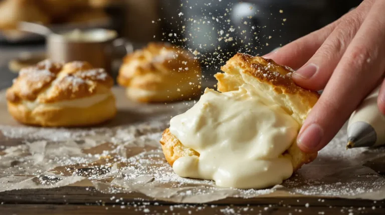 Ces choux à la crème pâtissière sont une tuerie : coques super légères, crème vanille ultra lisse