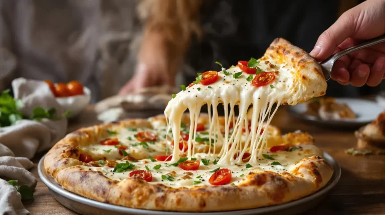 Fini la sauce tomate sur la pizza : cette version blanche met tout le monde d’accord à table