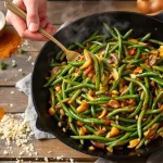 Mieux que cuits à l’eau, les haricots verts sont bien plus savoureux quand je les cuisine ainsi
