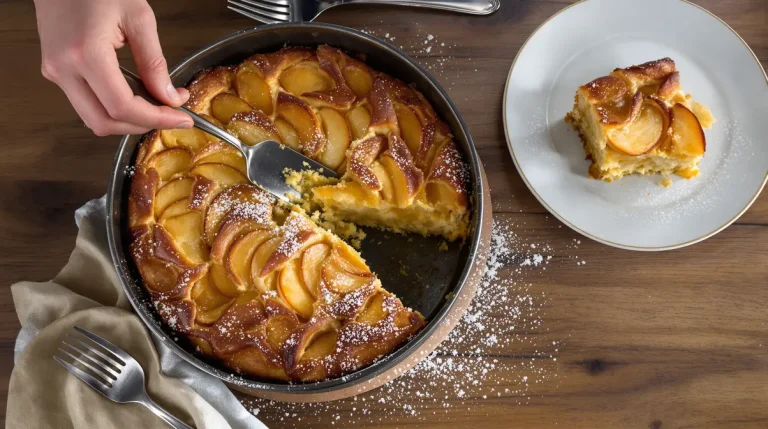 Moelleux, caramélisé et plein de pommes : ce gâteau rustique disparaît en une après-midi