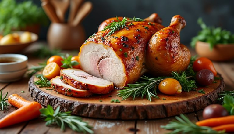 Comment réussir un rôti de chapon tendre et savoureux découvrez nos astuces pour réussir un rôti de chapon tendre et savoureux, digne des repas de fête. conseils de cuisson et secrets de dégustation inclus.