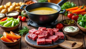 découvrez quel accompagnement choisir pour réussir votre fondue bourguignonne et sublimer ce plat convivial avec des idées savoureuses et simples.