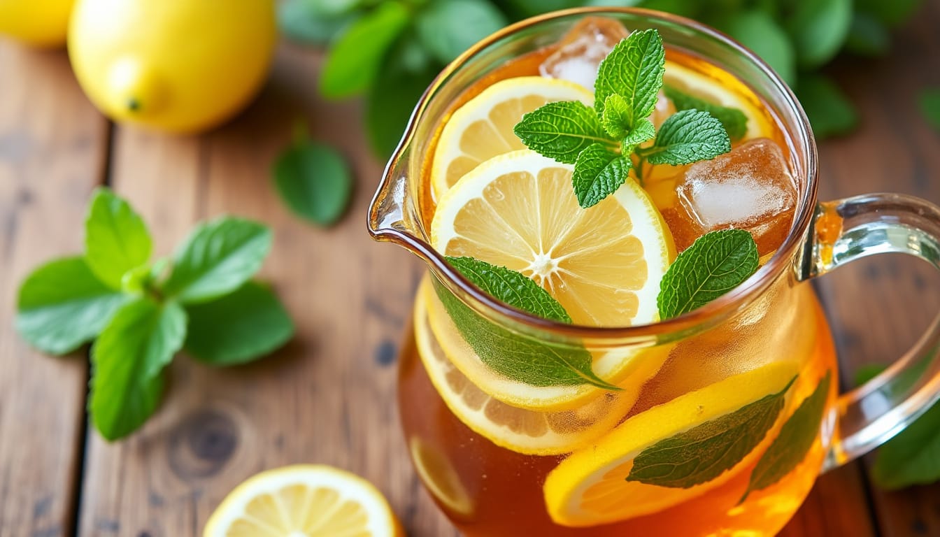 découvrez notre recette facile de thé glacé rafraîchissant, idéale pour profiter de l'été avec une boisson saine et délicieuse.