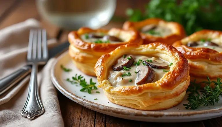 découvrez la recette traditionnelle du vol-au-vent, un classique de la cuisine française. suivez nos conseils pour réussir ce plat savoureux et raffiné à coup sûr.